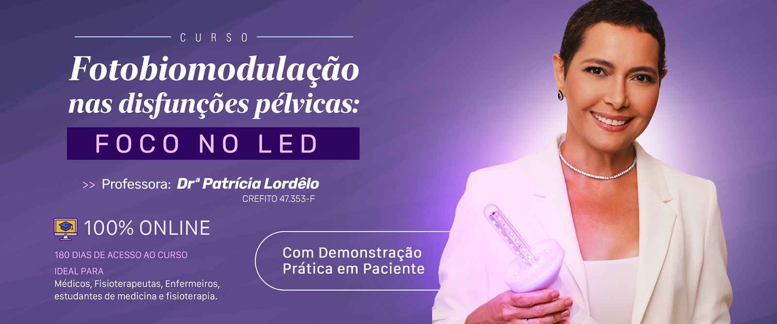 Curso Fotobiomodulação nas Disfunções Pélvicas Online