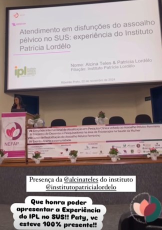 Simpósio Internacional de Atualizações em Pesquisa Clínica voltada ao Assoalho Pélvico Feminino